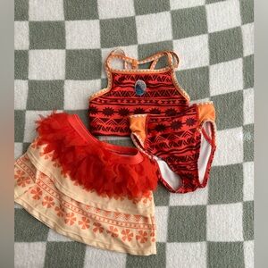 Moana Bathing Suit Set 3T